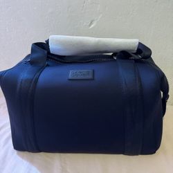 DAGNE DOVER: LANDON NEOPRENE CARRYALL BAG  STORM
