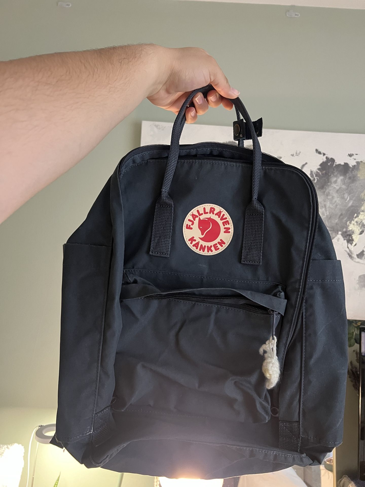 Navy fjallraven Backpack For 16 Inch Laptop 