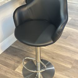 Black & Silver Bar Stools
