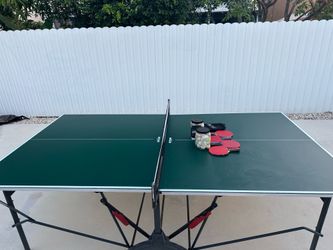 Aluminium outdoor pinpon table