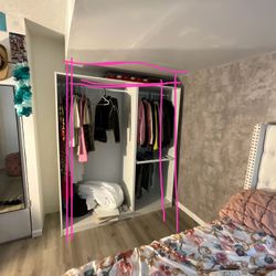 A Closet Needing To Be Built 