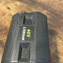 BATTERY RUOBI 40 VOL 6.0 AH $60 SERIOUS BUYERS PLEASE