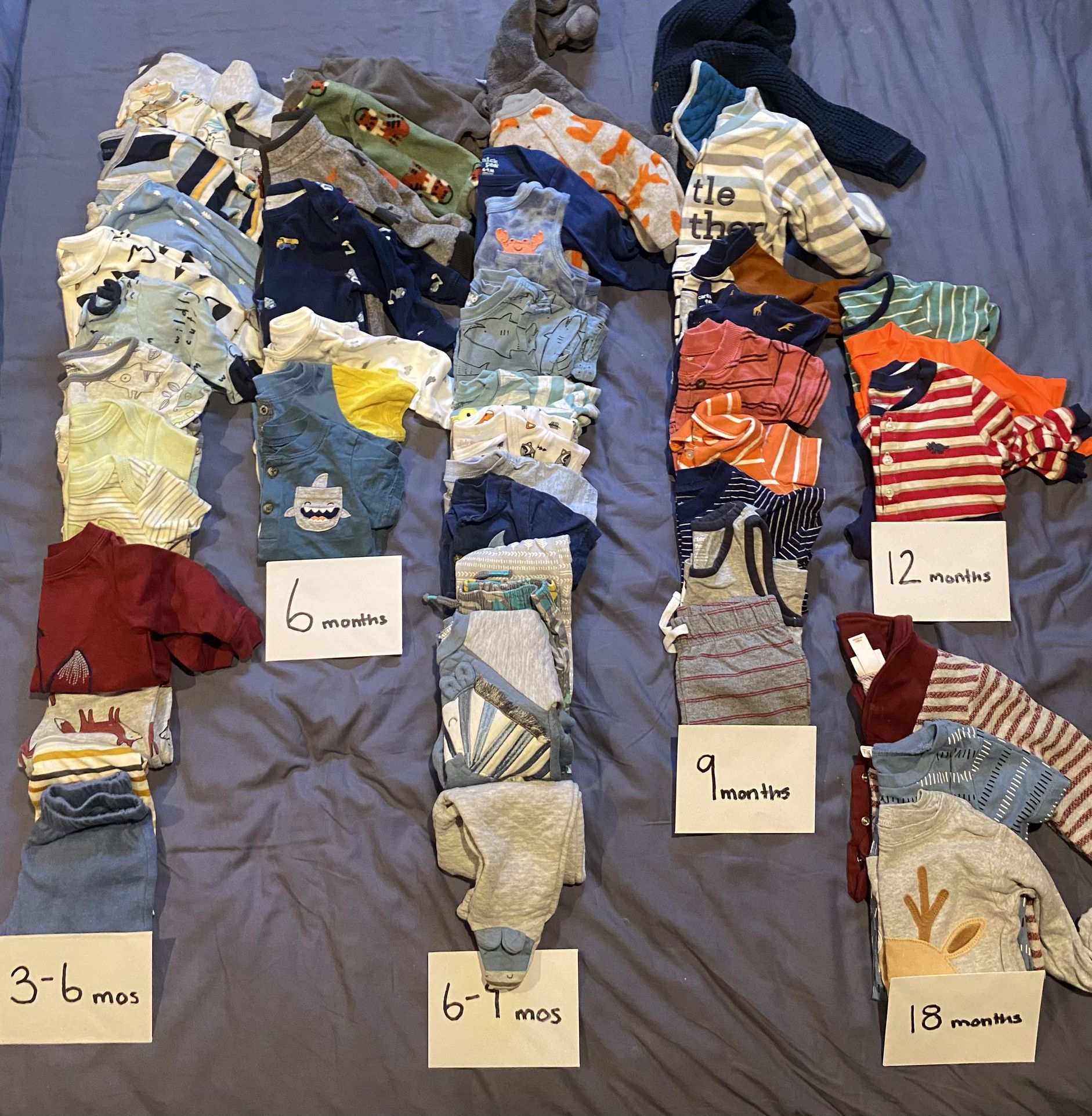 Baby Boy Clothing Bundle 3-18 months 