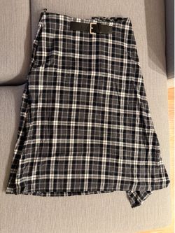 Zara plaid skirt