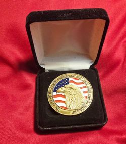 National Rifle Association Classic Collectors Token (RARE ) EAGLE ON THE FLAG