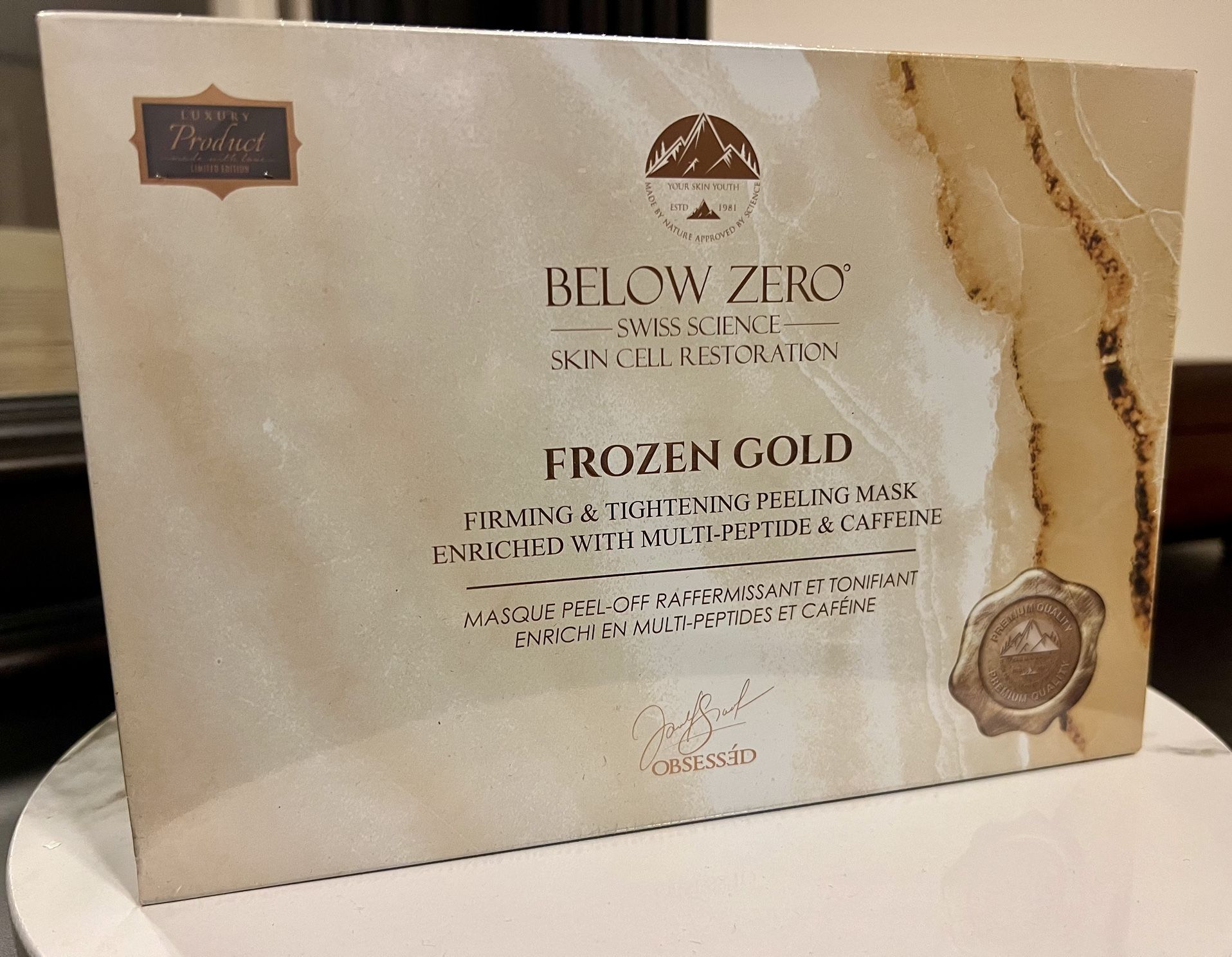 Below Zero / Peeling Mask / Swiss Science