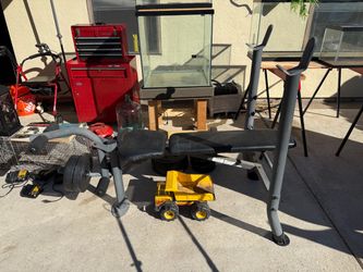 Weight bench $75