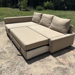 *FREE DELIVERY* IKEA Beige Sleeper Sofa Sectional 