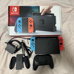 Nintendo Switch Console Bundle w/ Pro Controller