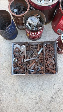 Bolts, nuts , washers, nails ,