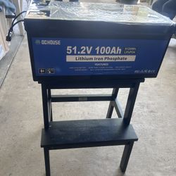 DCHOUSE 51.2V 100Ah Lithium Iron Phosphate (LiFePO4) battery 