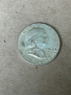 1962 Franklin Half Dollar – 90% Silver – Philadelphia Mint