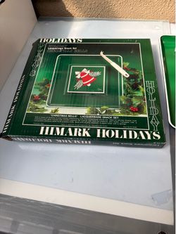 Himark Holiday lacquerware snack set/serving platter- Brand new. Ocassional or daily use or gift.