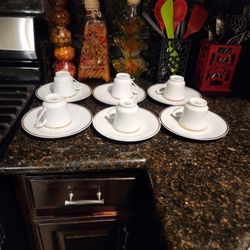 6 Saucers And Cups