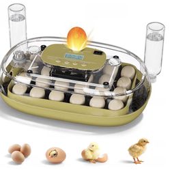 24 Egg Incubator for Hatching Eggs, Automatic Egg Turning, Temperature & Humidity Control, Egg Candler, for Hatching Chicken, Duck, Quail, Goose