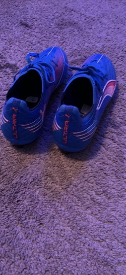 Puma Ultra Soccer Cleats - Electric Blue/Pink - Firm Ground (FG)