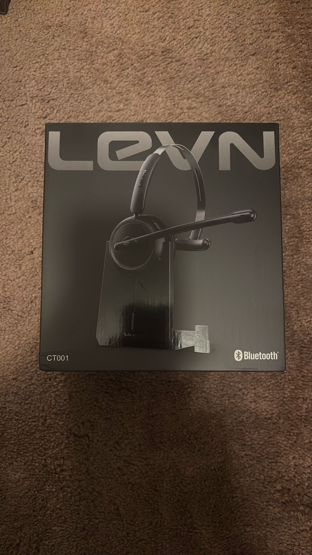 NEW LEVN Bluetooth Headset CT001 - Noise Cancelling Mic