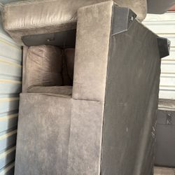 2 Grey Couch Set 