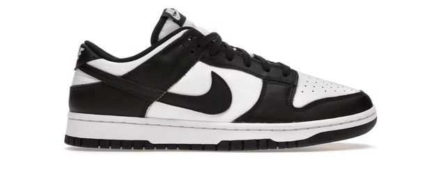 Size 7 Men’s Nike Dunk Low Retro White Black Panda