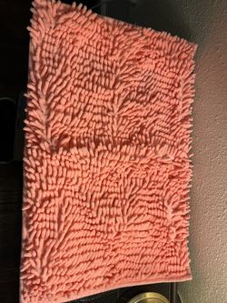 Small Pink Bath Rug