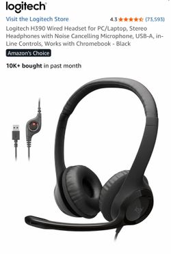 Logitech wired headset