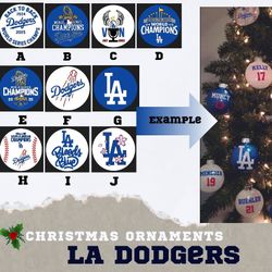 Dodgers Custom Ornament 💙 