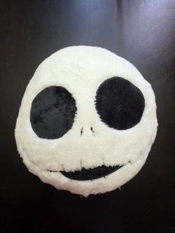 Disney Nightmare Before Christmas Jack Skellington Decorative Plush 14" Pillow