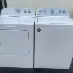 Washer And Dryer Whirlpool Jumbo Capacity 