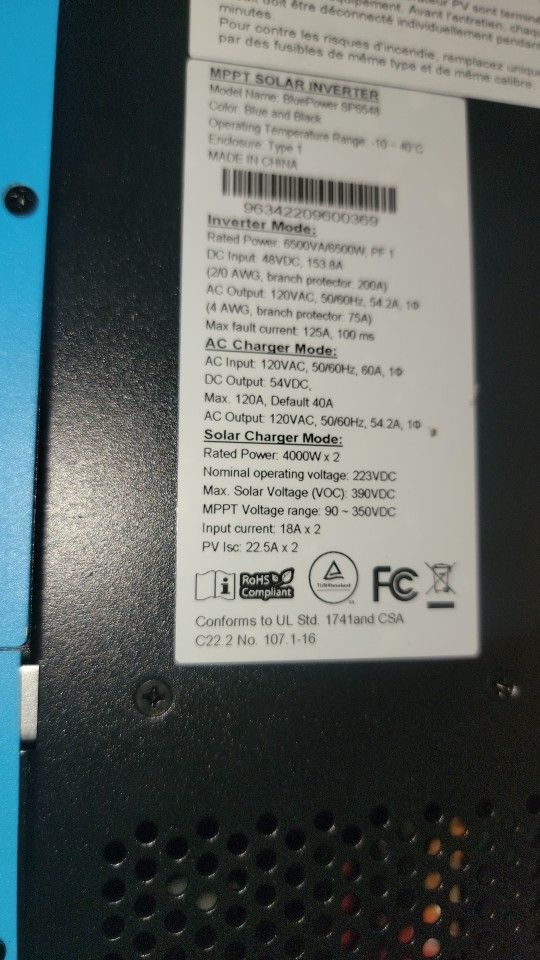 Hybrid Inverter 48v