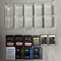 Sony CFexpress Type A + SD Cards Bundle Sandisk Lexar Samsung ProGrade