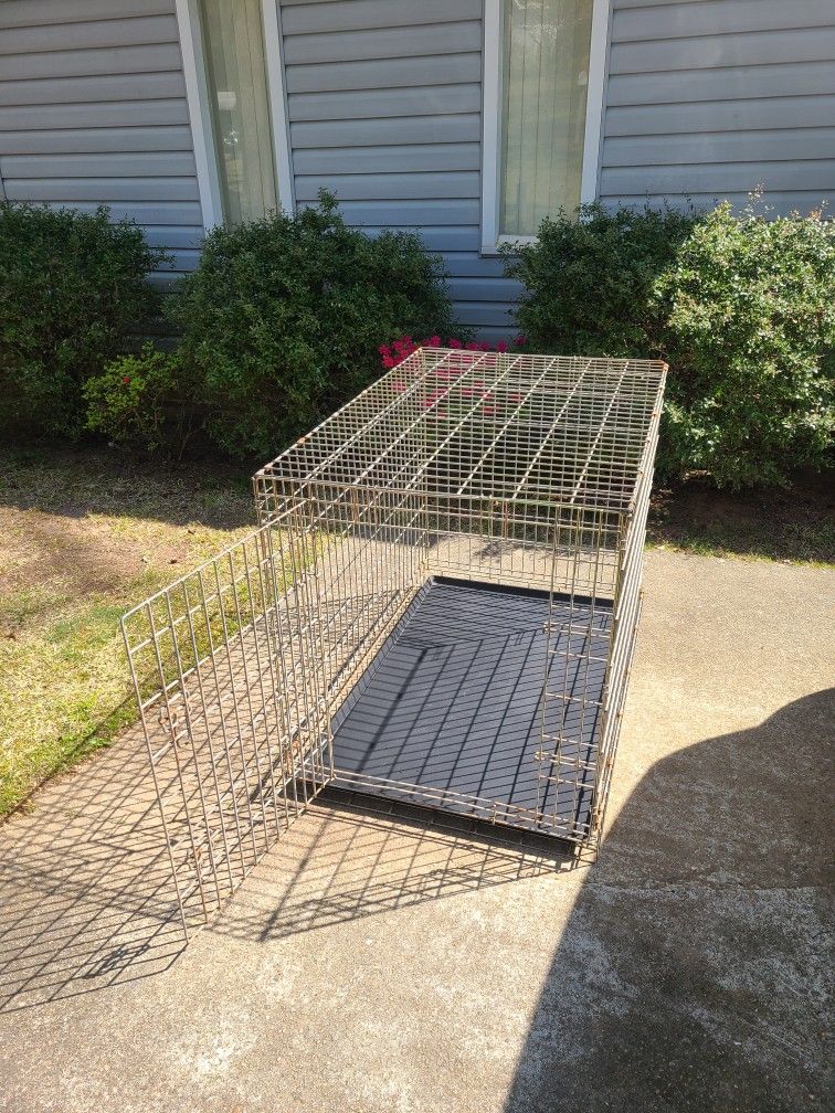 42LX29WX32H Steel Dog Kennel
