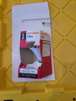 Sylvania 3-Way A21 Light Bulb 30/70/100W