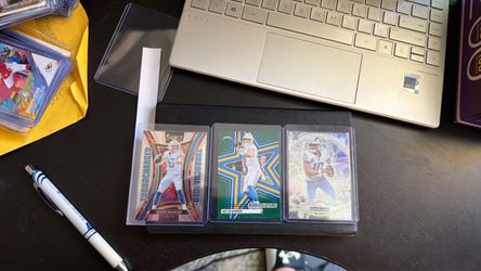 Justin Herbert NFL Trading Cards Lot of 3