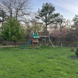 Cedar Swing Set 