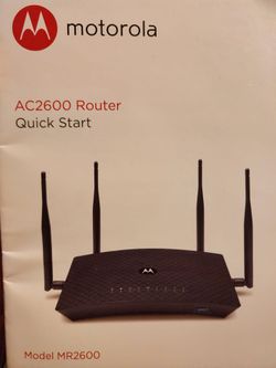 Motorola Router MR2600 AC2600