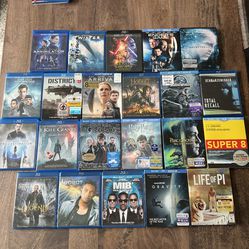 Big lot of 22 Action Sci-Fi Blu-Ray Movies