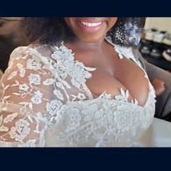 White Wedding Dress Or Formal Dress $85 OBO