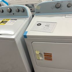 Whirlpool Top load Washer Electric Dryer Set