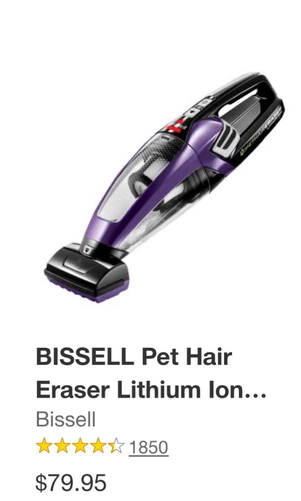 BISSELL Pet Hair Eraser Lithium