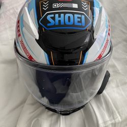 Shoei Helmet (Medium Unisex) With Sena Attachment 