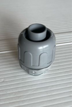 1/2” Nylon Straight Liquid Tight Connector Gray FNMC-B - When You Only Need 1