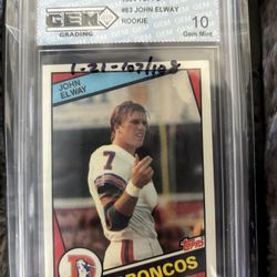 John Elway 1984 Rookie card (Mint10)