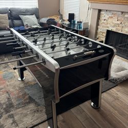 Sportcraft Foosball Table Black Silver