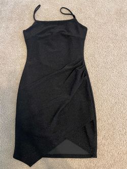 Black Sparkle Sleeveless Dress