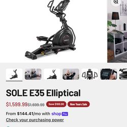 Sole E35 Elliptical Trainer