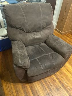Brown recliner