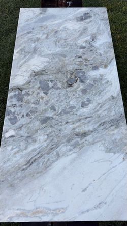 White & Gray marble countertop