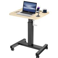 Mobile Standing Desk With Wheels
