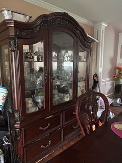 China Cabinet and Dinning Table