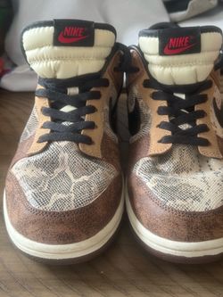 Used Nike snake skin size 10